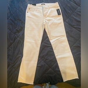 Brand New Kenneth Cole White Straight Leg Jeans - Women’s